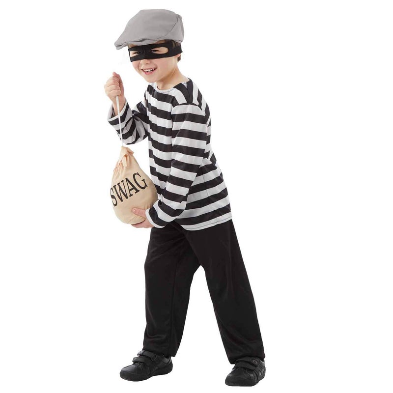 fun shack Robber Costume Kids, Burglar Costume Boys, Robber Costumes for Boys, Book Characters Costumes for Kids, X-Large - Image 4